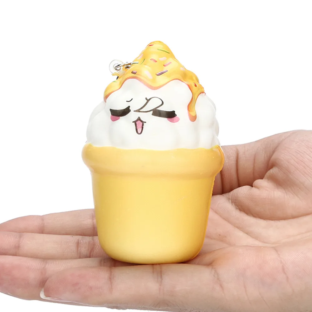 Мягкое Kawaii Мороженое медленно восстанавливающий крем ароматизированные игрушки для снятия стресса мягкие Мультяшные игрушки сжимаемые