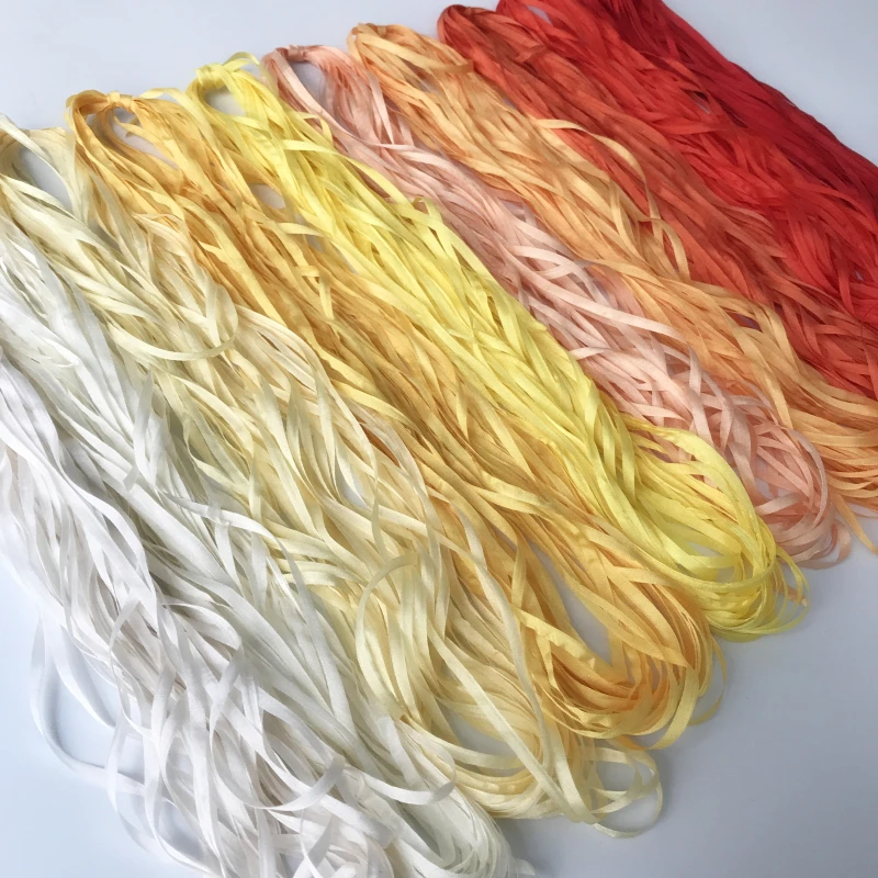 Pure Filament Silk Embroidery Ribbon 7mm - Cam Creations