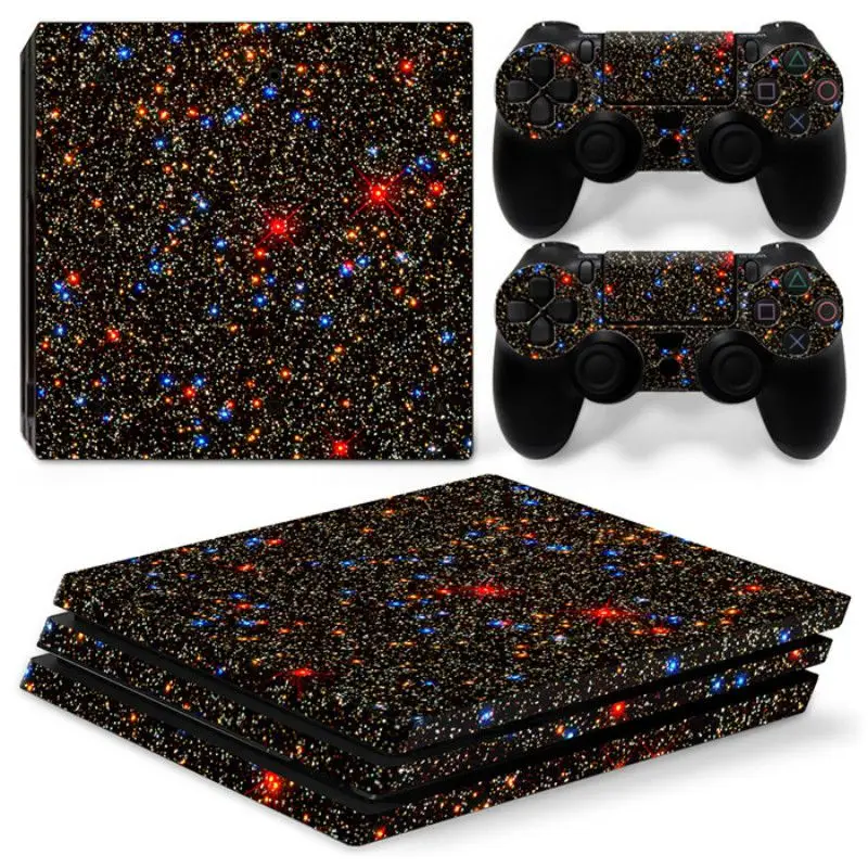 Виниловая наклейка для консоли playstation 4 Pro с 2 контроллерами для PS4 Pro Skins Наклейка для Dialshock 4 игровой аксессуар - Цвет: 3