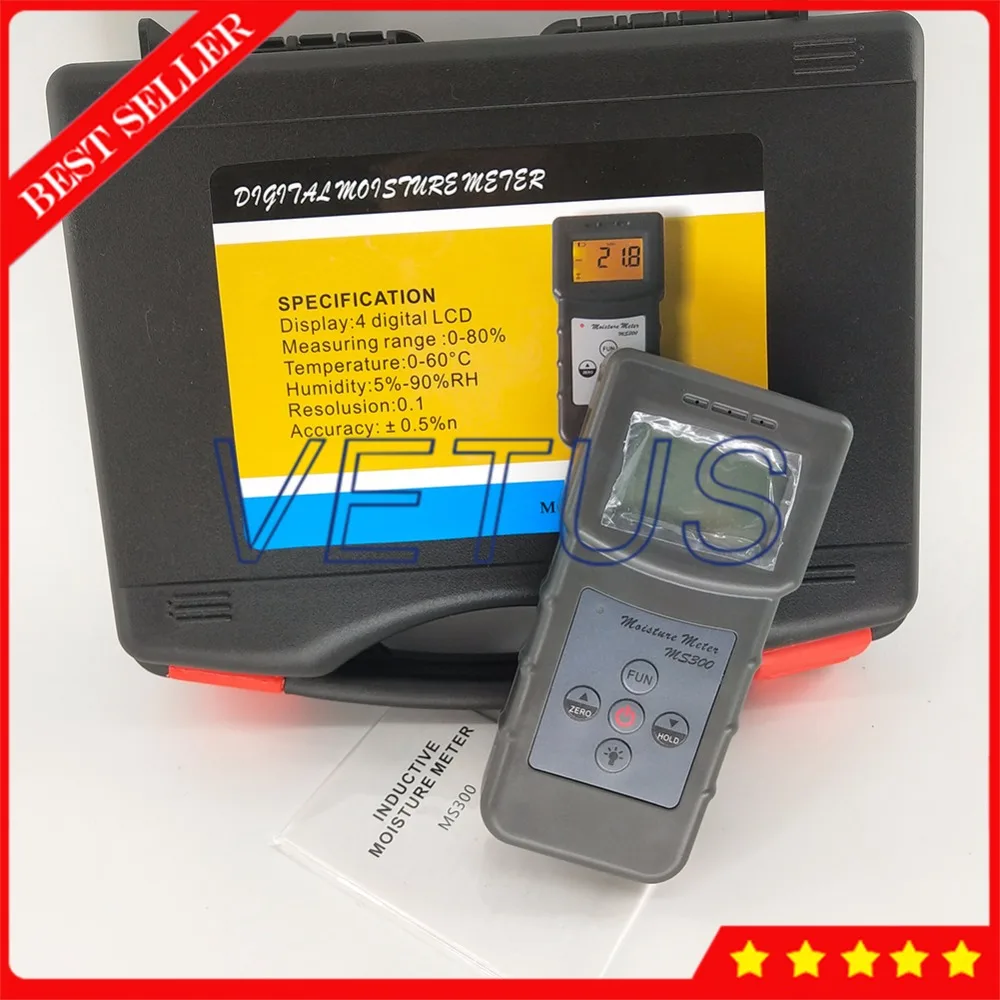 0 70 MS300 Portable Concrete Moisture Meter for measuring wood timber