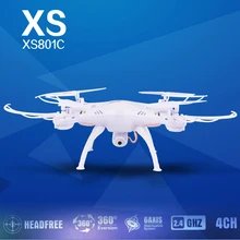 Ewellsold XS801C 2.4G 6-Axis RC Drone RC Quadcopter with 2MP HD Camera RTF Headless Mode quadcopter vs X5hw x601 x400