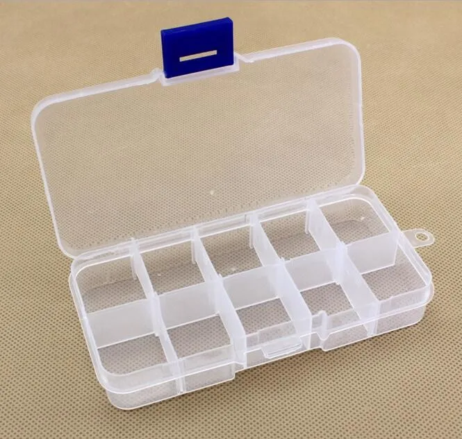 10 сетка съемная пластиковая коробка для хранения покрыта шкатулка с отделкой аксессуары из бисера