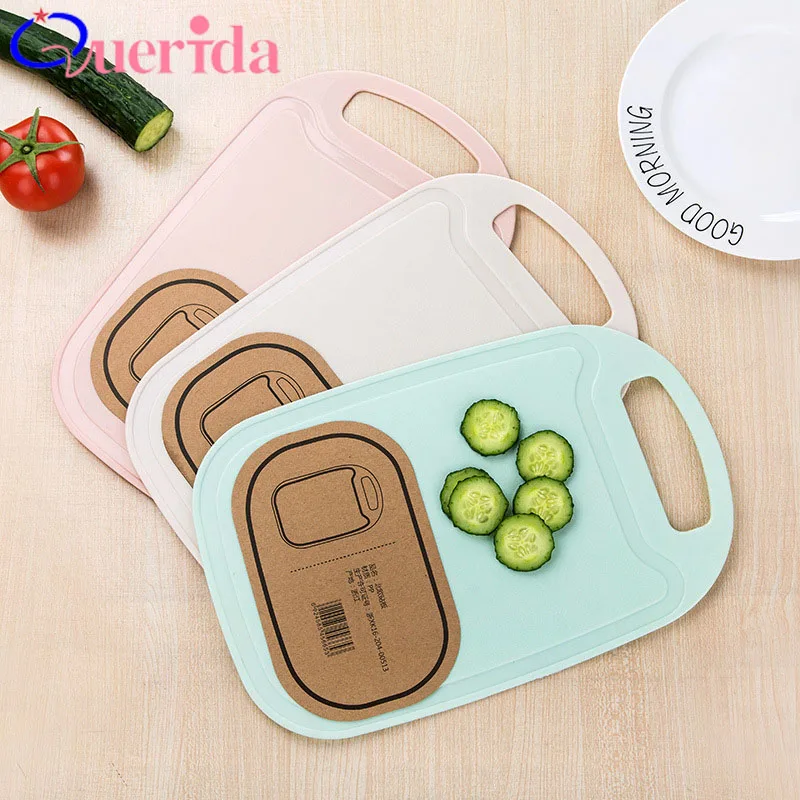 

Wheat Plastic Non-Slip Chopping Block Cutting Board Non-Stick Panel Creative Antibacterial Food Chopping Board Kitchen Tools