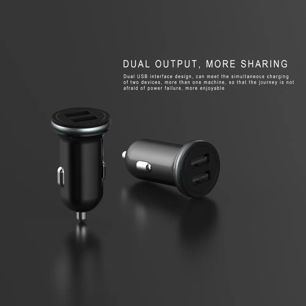 FGHGF CZ01 DC5V 2.1A Car Charger Double USB 0utput Intelligence Fit For Mobile Phone Anti-interference Night Vision Car Charger FGHGF CZ01 DC5V 2.1A Car Charger Double USB 0utput Intelligence Fit For Mobile Phone Anti-interference Night Vision Car Charger