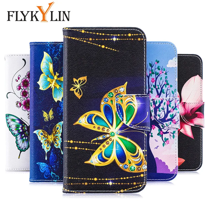 Кожаный чехол FLYKYLIN для Samsung Galaxy M30 M20 M10 A10 A20 A30 A40 A50 A70 задняя крышка кошелек