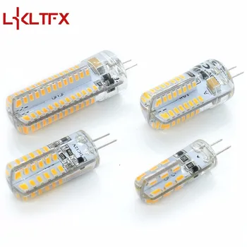 

LKLTFX G4 energy saving 12v interior AC220V bulb SMD 2835 3014 led G9 lamp light Direct Selling DC12V Cold Warm White Lighting