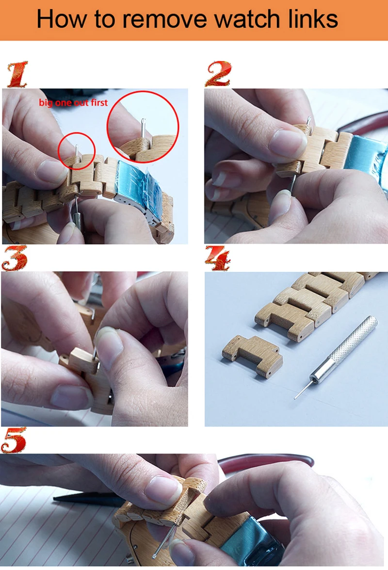 wood watch band 1