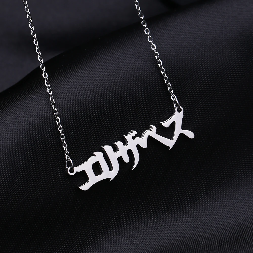 Персонализированное японское имя хирагана ожерелье s подвески из нержавеющей стали на заказ Япония Катакана массивное ожерелье ювелирные изделия