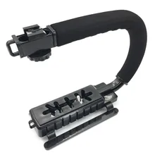 C образный держатель ручка Видео Ручной Стабилизатор для DSLR Nikon Canon sony камера и легкий портативный SLR Steadicam для Gopro