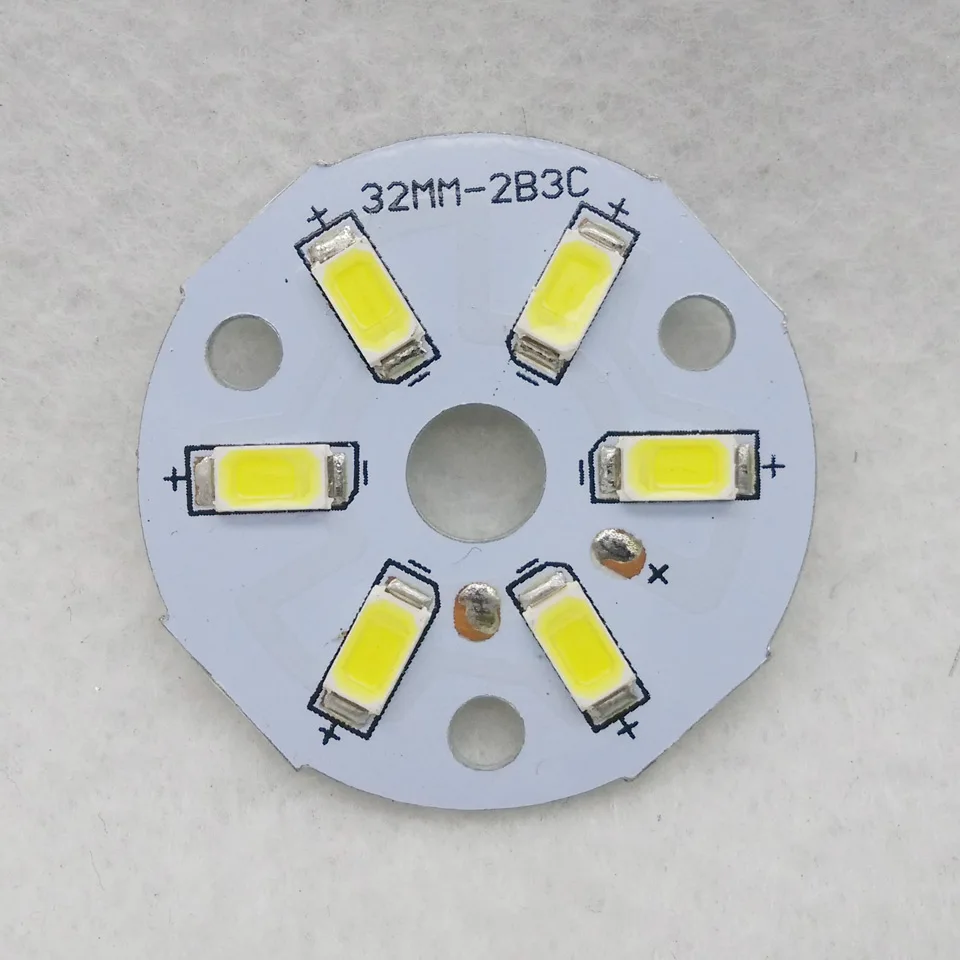 UMAKED 3 Вт 32 мм Светодиодные лампы PCB plate SMD5730 светодиоды установленная световая