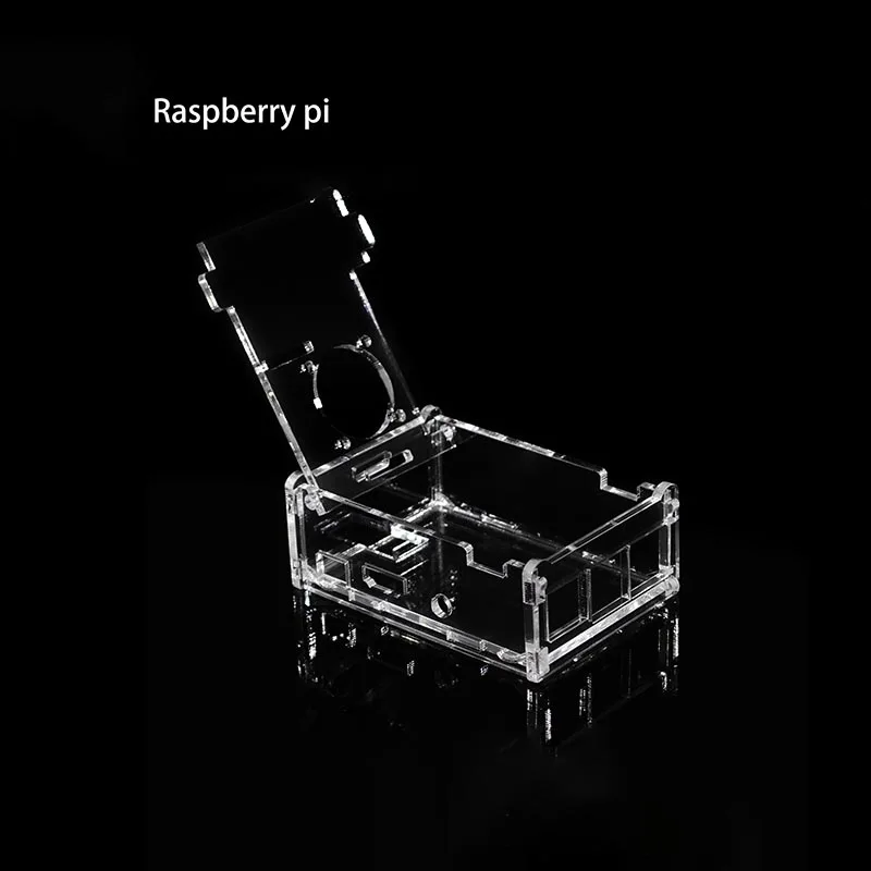 Для Raspberry PI 3 Model B Plus акриловый чехол охлаждающий вентилятор теплоотвод для Raspberry PI 2B PI3 Модель B+ 3B Корпус Корпуса