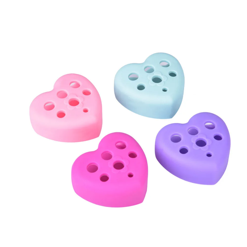 1Pcs Silicone Glove Scrubber Board Heart Mermaid Makeup Brush Holder Cosmetics Wash Cleaning Mat Make Up Cleaning Washing Pad