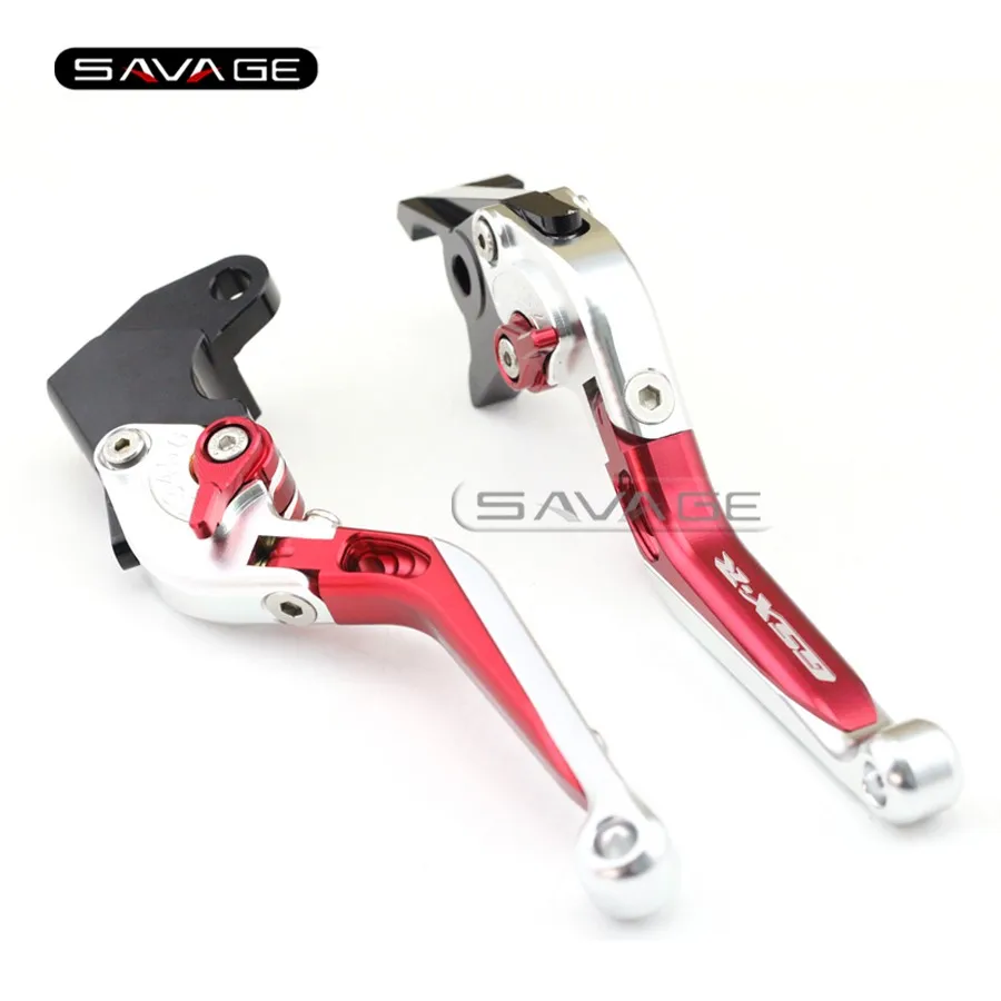 extensibles Palancas de embrague de freno para Suzuki GSXR-750 14 colores plegables