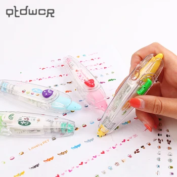 

1PC Korea Stationery Cute Novelty Decorative Correction Tape Correction Fluid School Office Supply Lace for Key Tags Sign