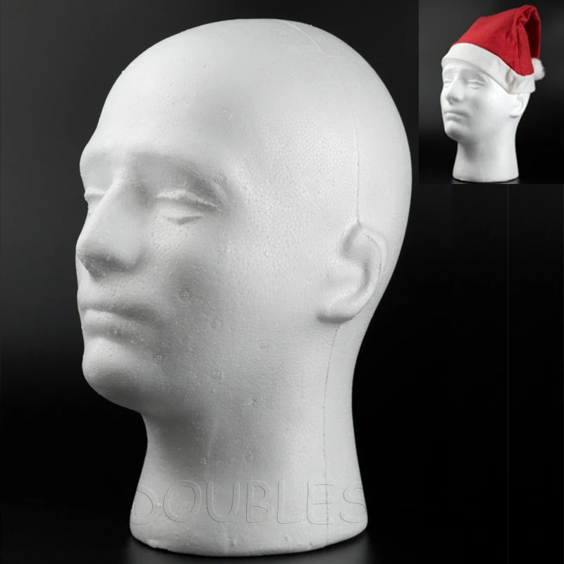 Balaclava Mask Cap Male Styrofoam Foam Mannequin Manikin Head Model