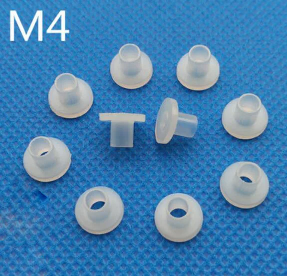 100 шт. M4 ID 10 мм OD нейлоновые шайбы для пальцев, искусственные бриллианты, Т-образный изоляционная прокладка нейлоновыми пластиковыми транзистор прокладки портом «Мама» шаг нейлон корпус линия