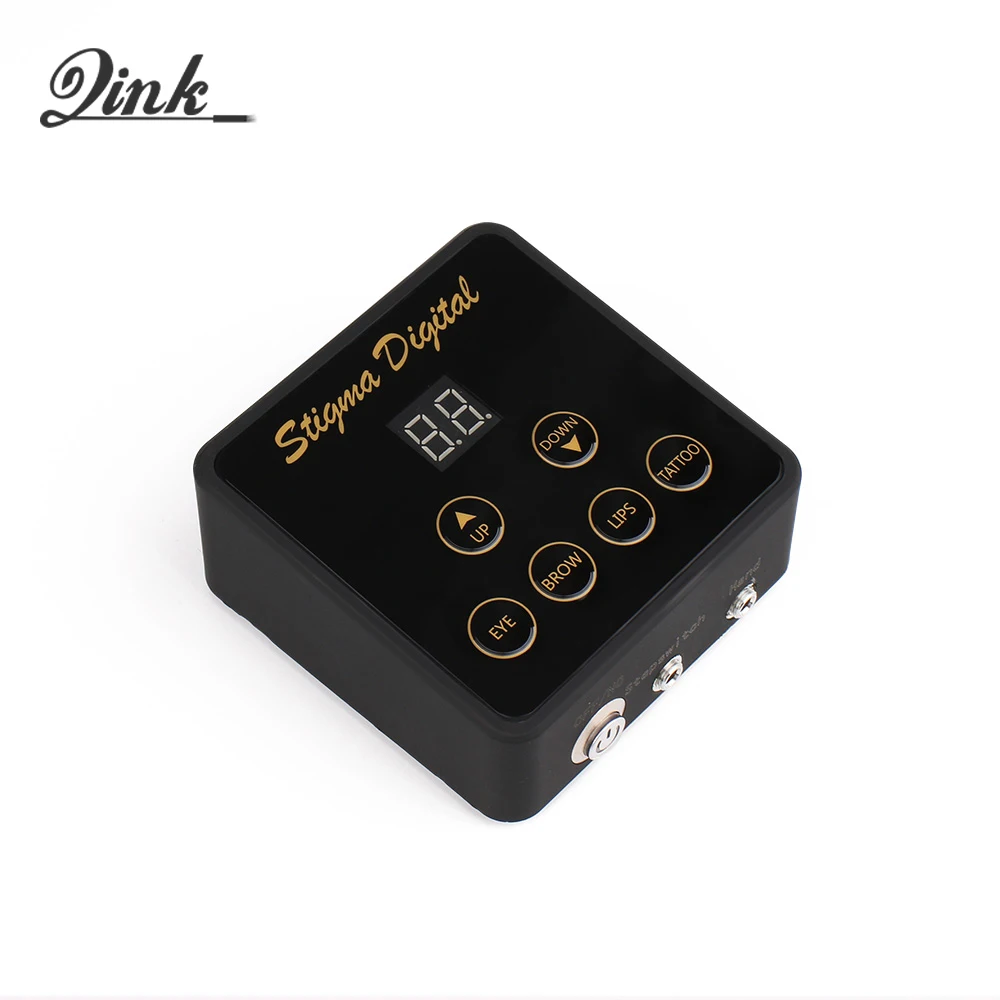 QINK Мини Многофункциональный Квадратный Блок питания для татуировок цифровой