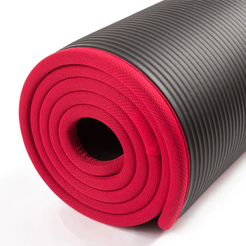 183 см X 61 см X 1 см Высокое качество NRB Нескользящие коврики для йоги для фитнеса безвкусный пилатес тренажерный зал колодки с повязками