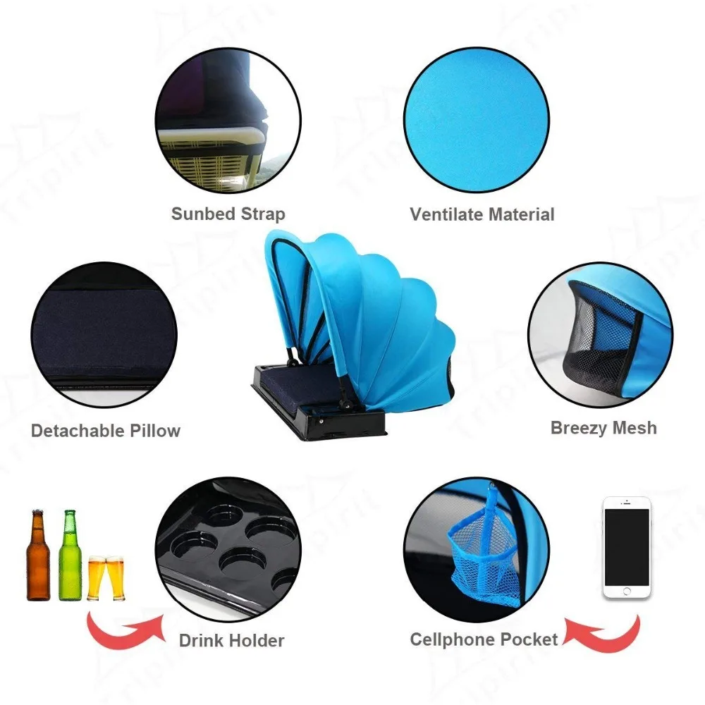 2018 Newest Portable Face tarp personal Sun Beach Protection Small shelter tent Sun Shade Canopy 2018 Newest Portable Face tarp personal Sun Beach Protection Small shelter tent Sun Shade Canopy