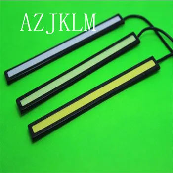 

17cm Useful LED COB Car-styling DRL Driving Daytime Running Light Bulb Fog Lamp Silver Shell White Ice Blue Yellow Waterproof