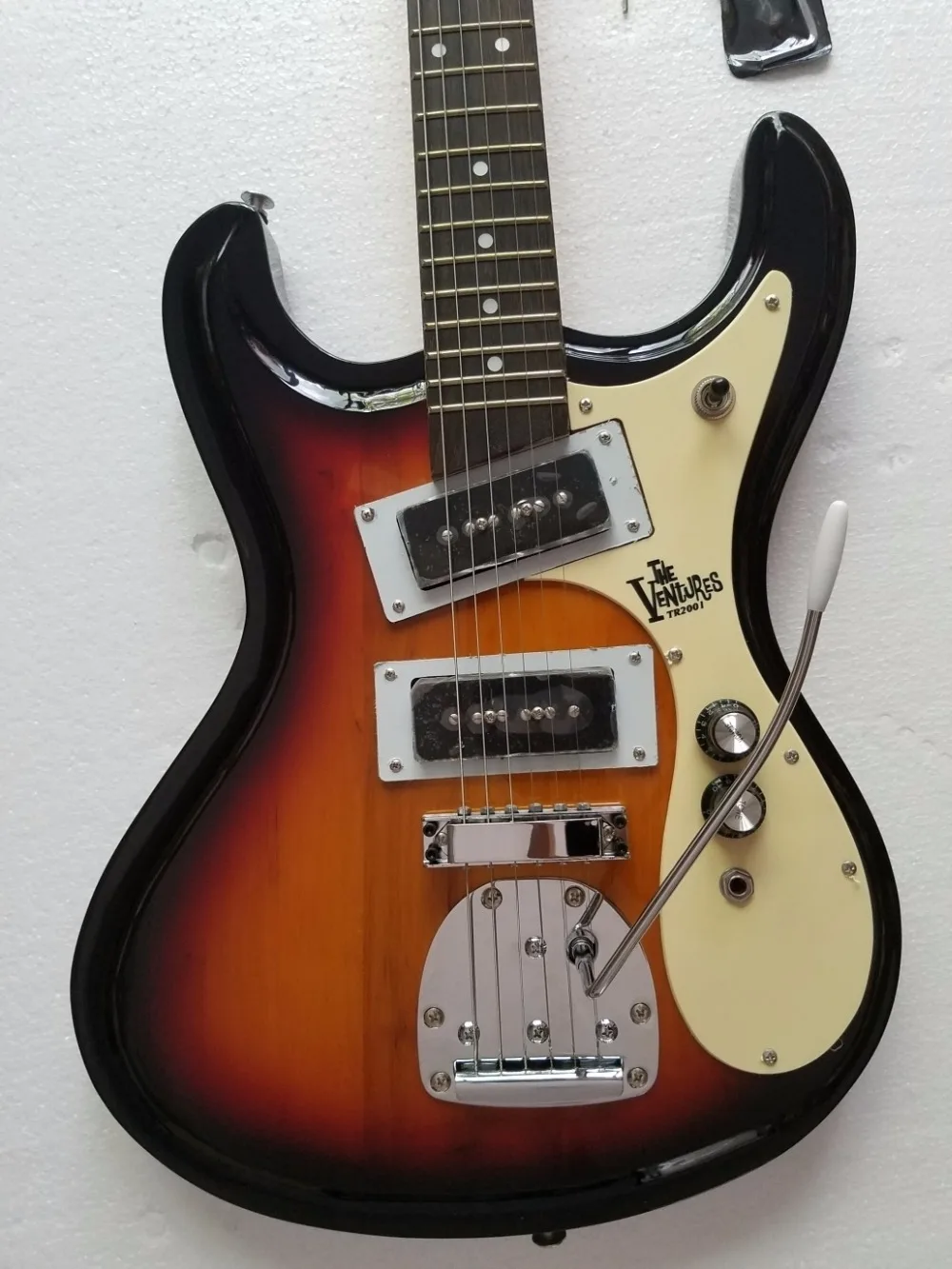 В наличии Mosrite JRM 2018 Danelectro ོ стиль электрогитара Бесплатная доставка!|aqua|aqua