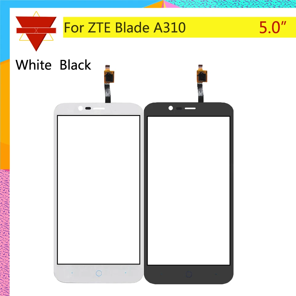 10Pcs/lot Touch Screen Digitizer For ZTE Blade A310 A 310 Panel Touchscreen Lens Front Glass Sensor NO LCD | Мобильные телефоны и