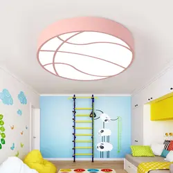 Led Баскетбол детская комната спальня потолочные светильники мультфильм площадка детского сада детская комната одежда магазин творческий