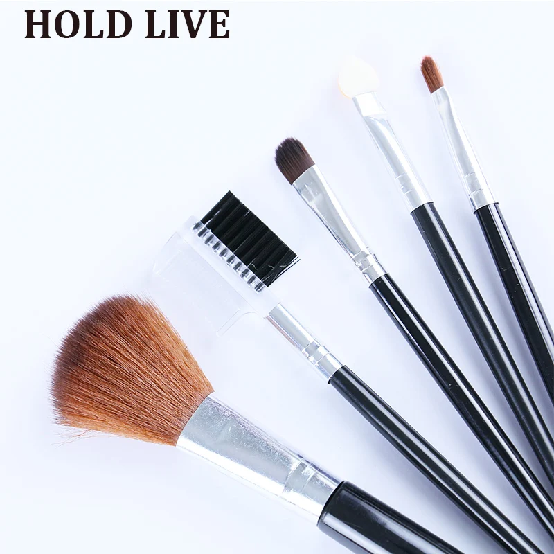 

New Arrive 5 pcs Synthetic Kabuki Makeup Brush Set Cosmetics Foundation blending blush makeup tool