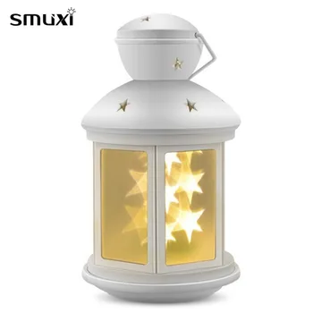 

Mrosaa Night Light Portable RGB Colorful Lantern LED Table Light Battery Powered Star-Shaped 3D Decor Lamp for Bedroom Gifts