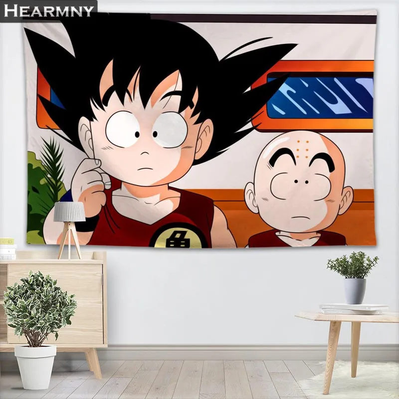 HEARMNY гобелены Dragon Ball Гобелены стене висит шоу кусок для Домашний Декор стены ковры пляжные пледы одеяло йога коврики - Цвет: 2