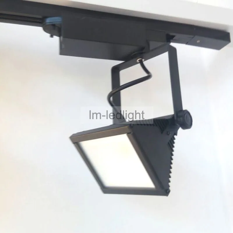 

dimmable led track light cob 30W - White black led track rail 110v 220v Bridgelux track light Free ship 20pcs