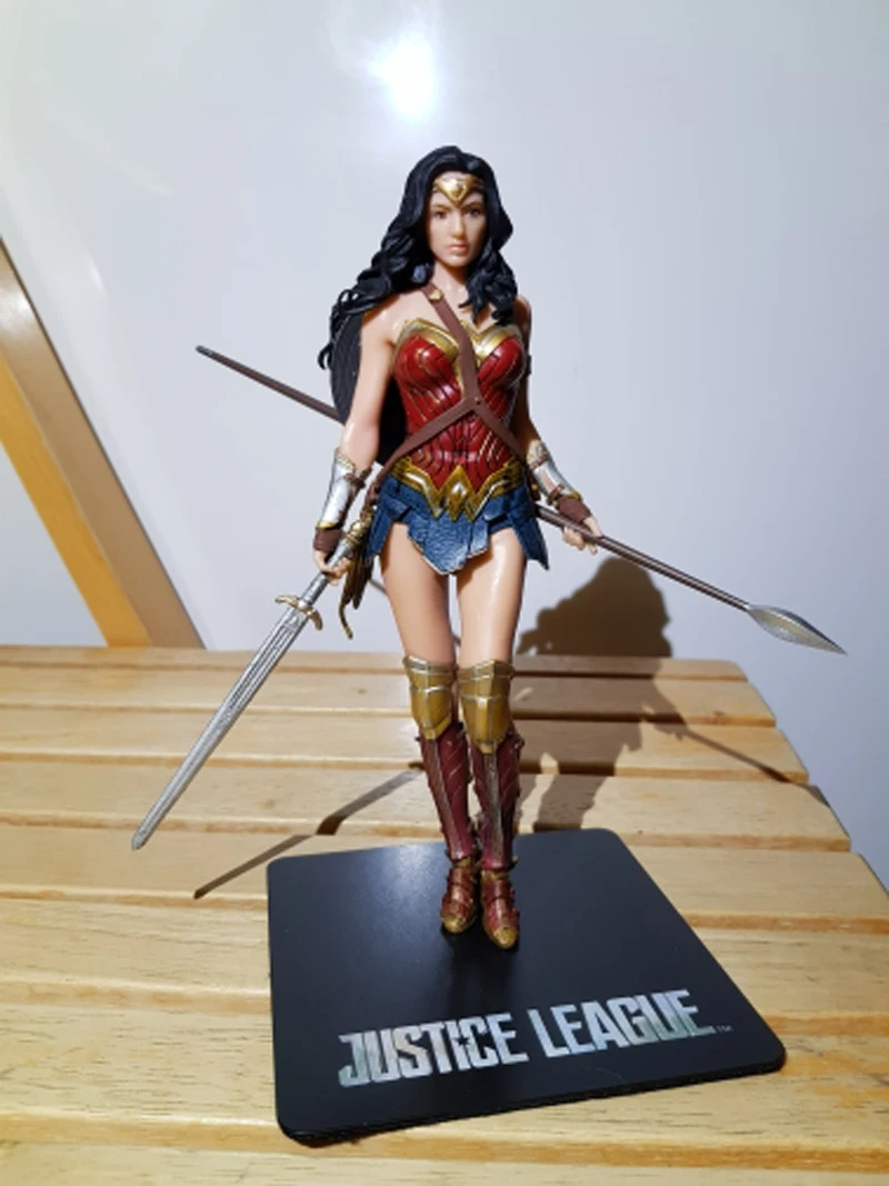 7inch 18cm ARTFX STATUE Justice League Aquaman Cyborg Superman Batman Wonder Woman Flash 1 10 Scale Action Figure Toy Doll (43)
