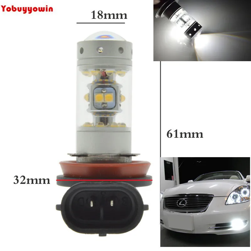 Комплект из 2 предметов белый 80 Вт 9005 HB3 для детей возрастом от 12V-24v Авто
