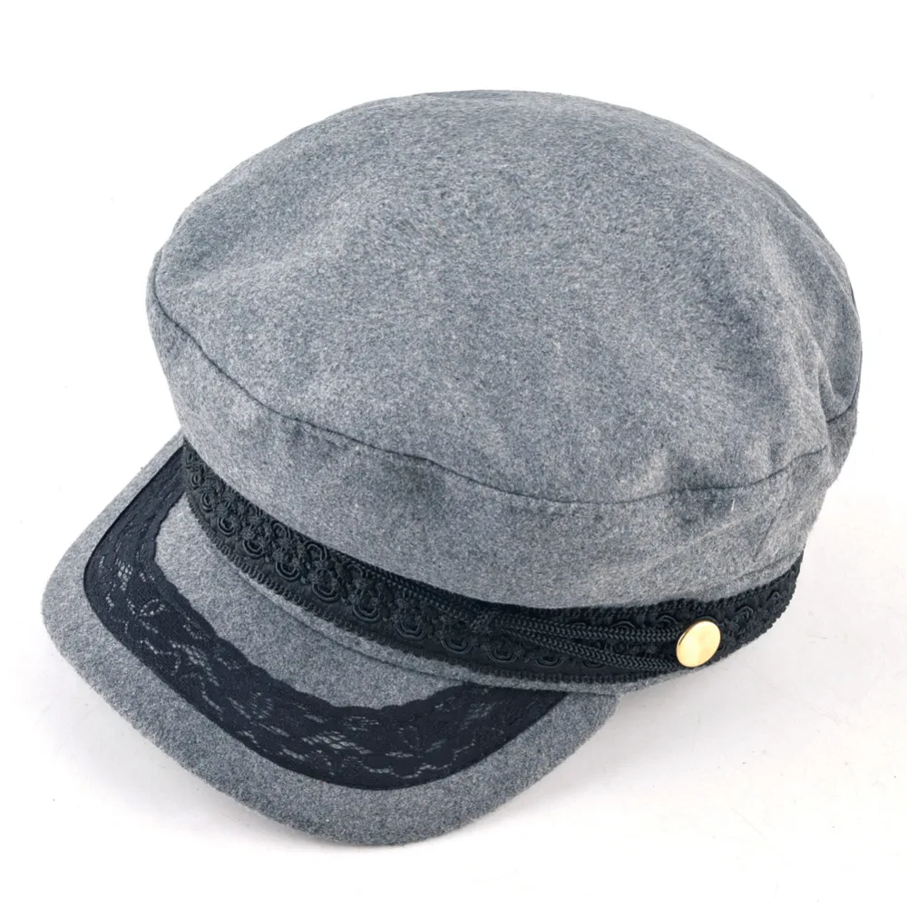Модная бейсболка женская Повседневная Ретро плоская кепки-береты женские Восьмиугольные htas для женщин винтажные Военные Шляпы chapeu