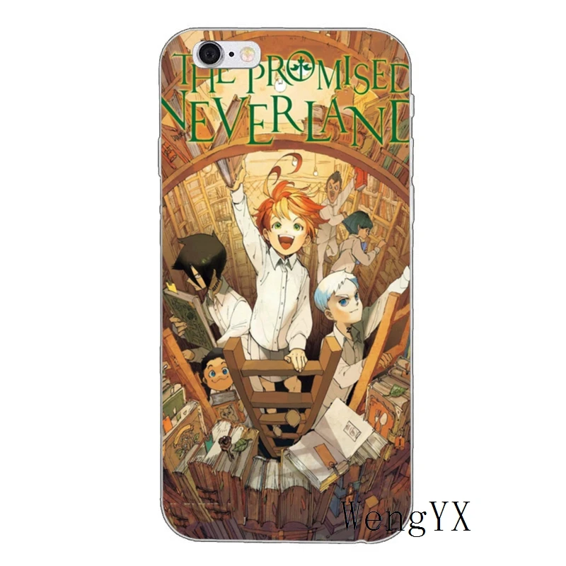 Силиконовый чехол для телефона обещанный Neverland аниме для iPhone XR X XS Max 8 7 6s 6 plus SE 5S 5c 5 iPod Touch - Цвет: Neverland-anime-A-06