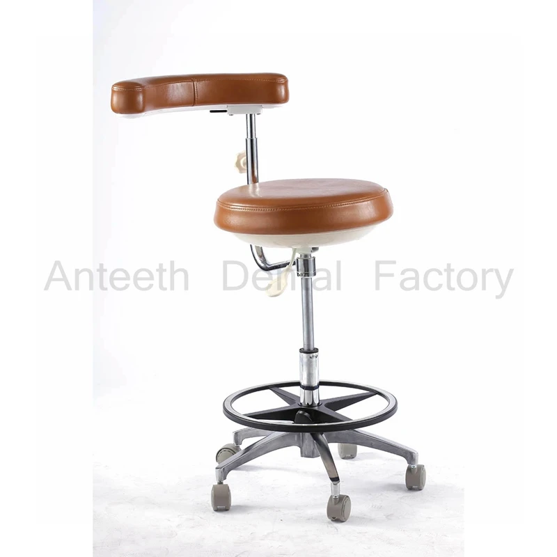 Высокое качество, удобный стоматологический помощник, стул для медсестры, регулируемый по высоте подлокотник, 360 градусов, регулируемый