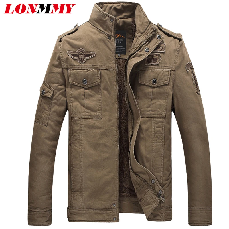 LONMMY M 6XL Winter jacket men coat Cotton 2018 bomber jacket man coats ...