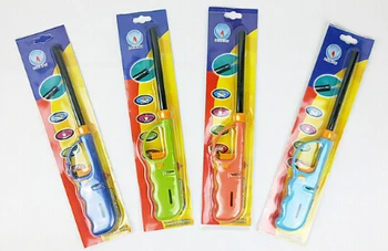 

10pcs/lot High-grade natural gas play guns gas stove ignition rods ignition gas Lighter 4 colors with retail packing