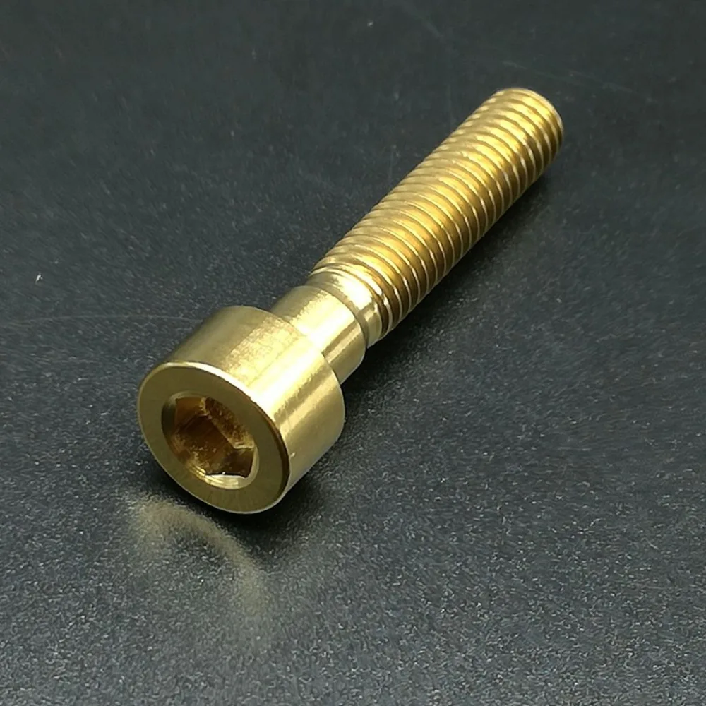 6pcs M5x16 /& 1pcs M6x35mm Titanium Ti Allen Hex Socket Cap Head Bolts Screw Gold