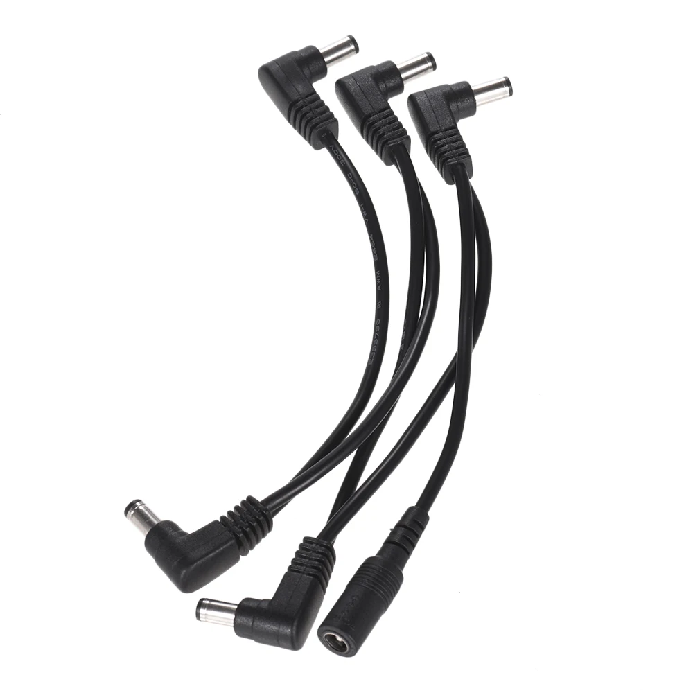 JOYO CM 24 Guitar Effects Power Cable Splitter Cord 5 Ways Daisy Chain Black color for DC 9V
