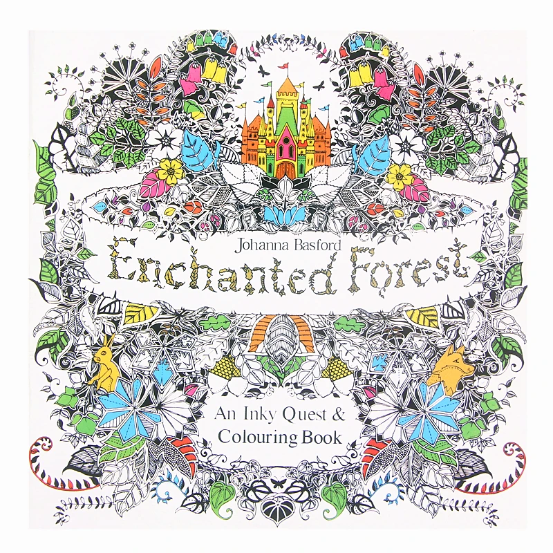 

Enchanted Forest Colouring Book Childhood Dream Painting Drawing coloring Books Painting Colors Johanna Basford Release Pressure