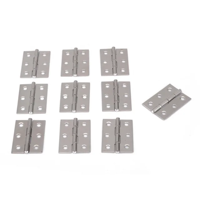 Best Offers Mayitr 10Pcs Stainless Steel Cabinet Hinges Door Furniture Hinge 6 Holes for Kitchen Furniture Hardware Accessories Best Offers Mayitr 10Pcs Stainless Steel Cabinet Hinges Door Furniture Hinge 6 Holes for Kitchen Furniture Hardware Accessories