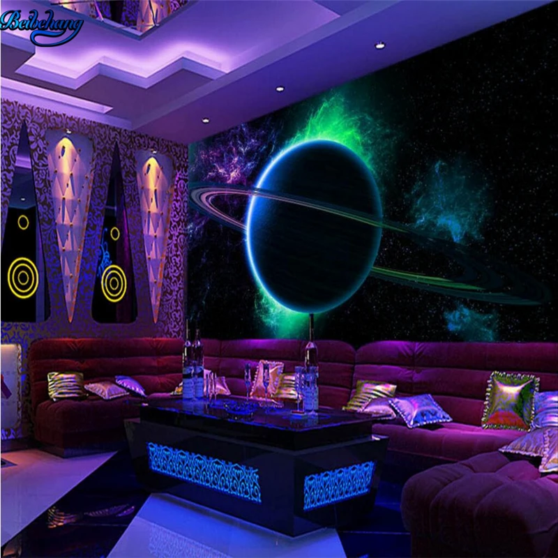 beibehang Large Custom Wallpapers 3D Cool Globe Sphere