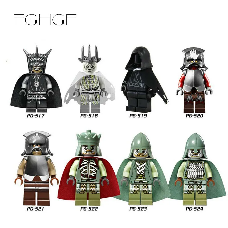 

FGHGF Lot Compatible LegoINGlys NinjagoINGly Best Gift To Childrenthe The Hobbit Ringwraiths Eye of Sauron action figure
