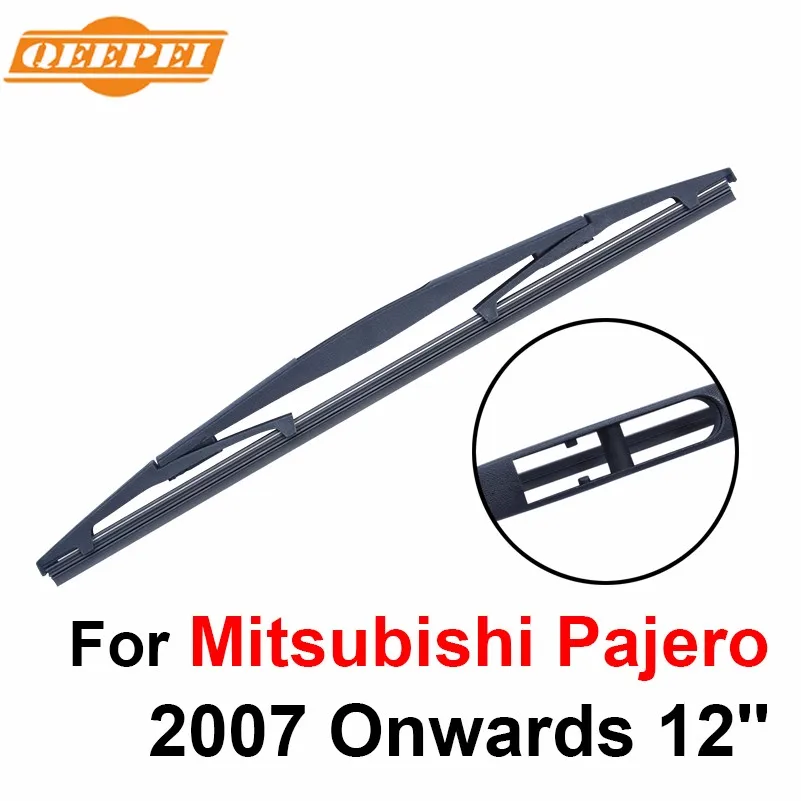 QEEPEI спереди и сзади дворник без руку для Mitsubishi Pajero 2007 года Высокое качество натурального каучука ветрового стекла 22 ''+ 20''