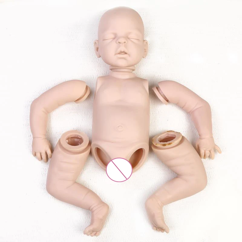 

55cm/22'' Alive Baby Toddler Dolls Realistic Soft Silicone Reborn Doll Kit boy/girl reborn kits high quality dolls kit for sale