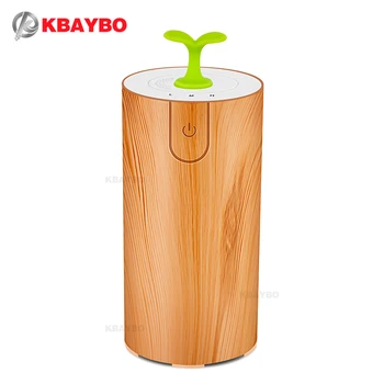 

Wood Grain Ultrasonic Cool Mist Humidifier Aromatherapy Essential Oil Diffuser for Home Office Car