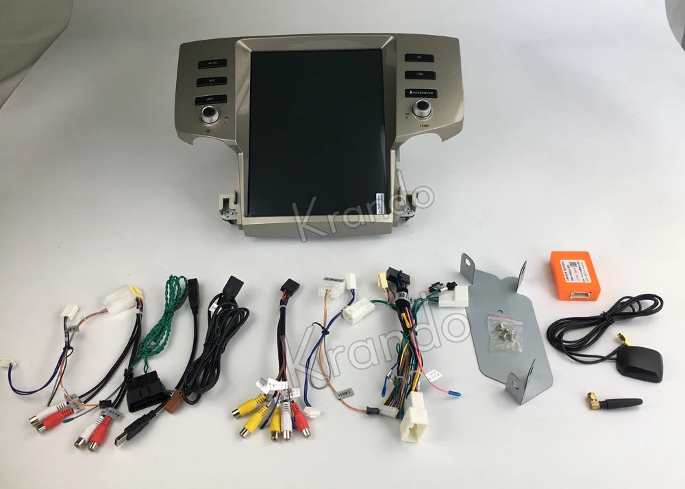 Sale Krando Android 6.0 12.1" Tesla style Vertical screen car navigation for toyota mark x reiz 2005-2009 radio gps multimedia wifi 19