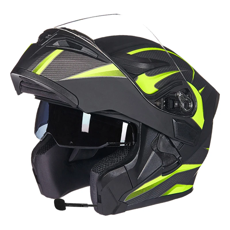 Откидной мотоциклетный шлем с полным лицевым покрытием Casco Racing Capacete внутренним