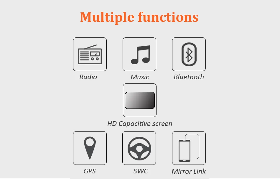 Sale 2 Din Android 9.1 Car DVD Player GPS Navigation For Toyota Camry Head Unit Touch Screen Car MP5 Player Touch Screen Radio 1